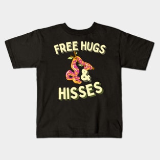 Free Hugs and Hisses Kids T-Shirt